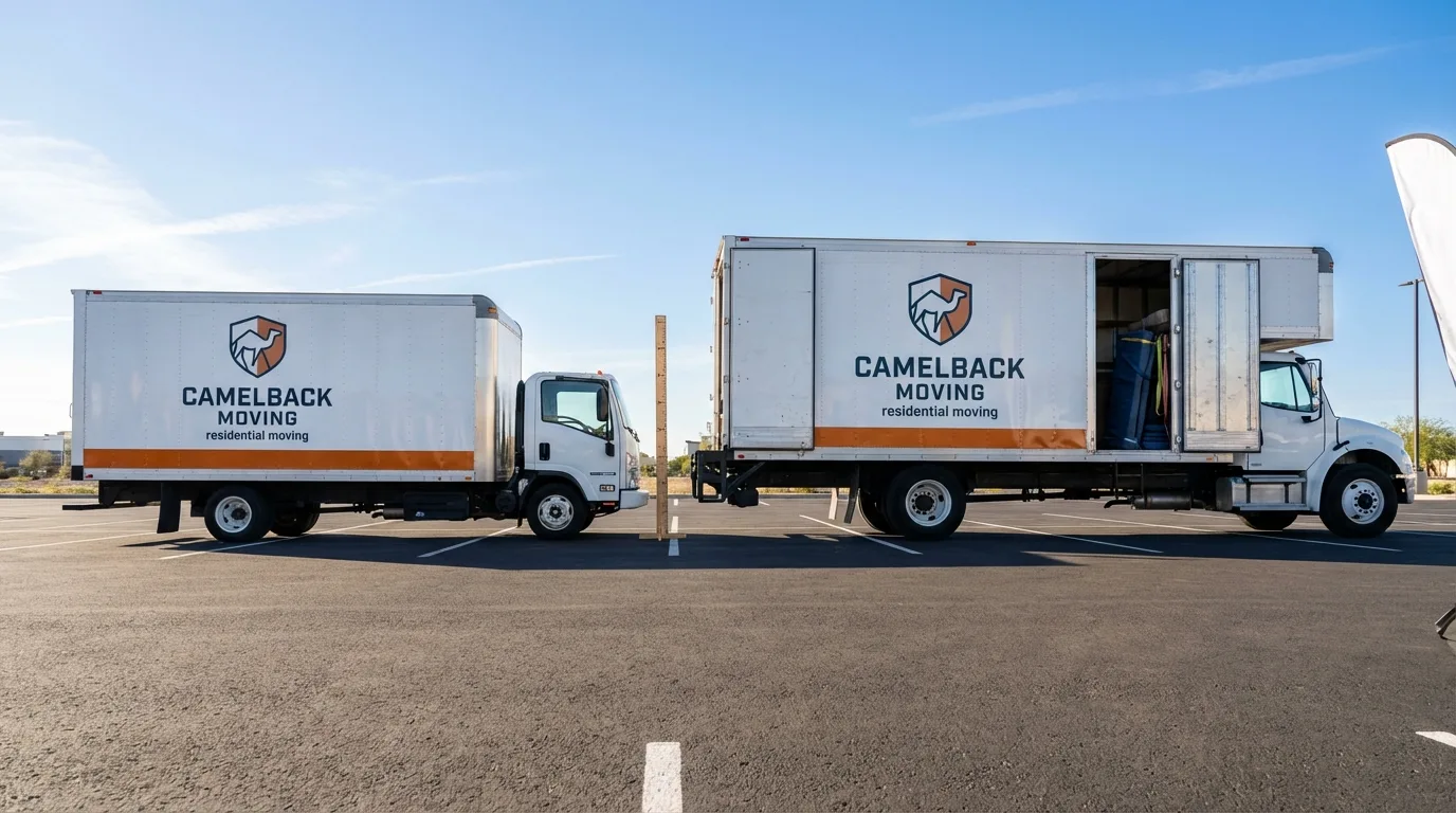 Moving truck size capacity guide in Hancock